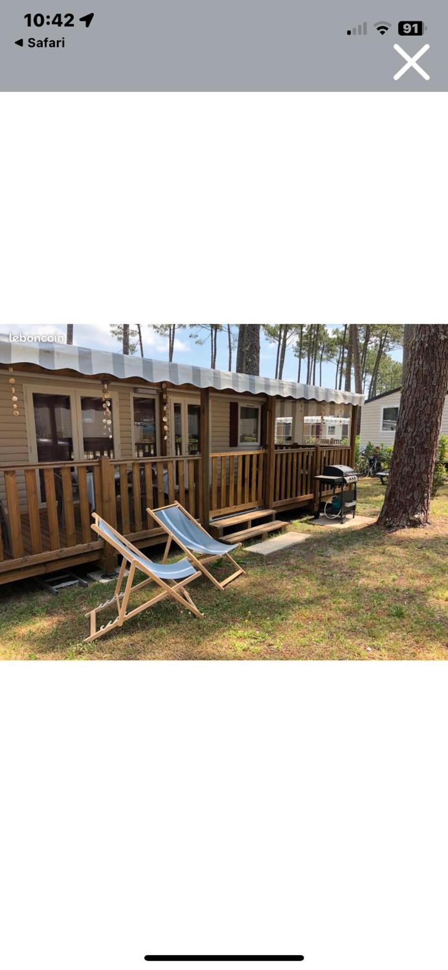 Mobilhome 6 Et 4 Places Terrasses Couvertes - Les Dunes De Contis *